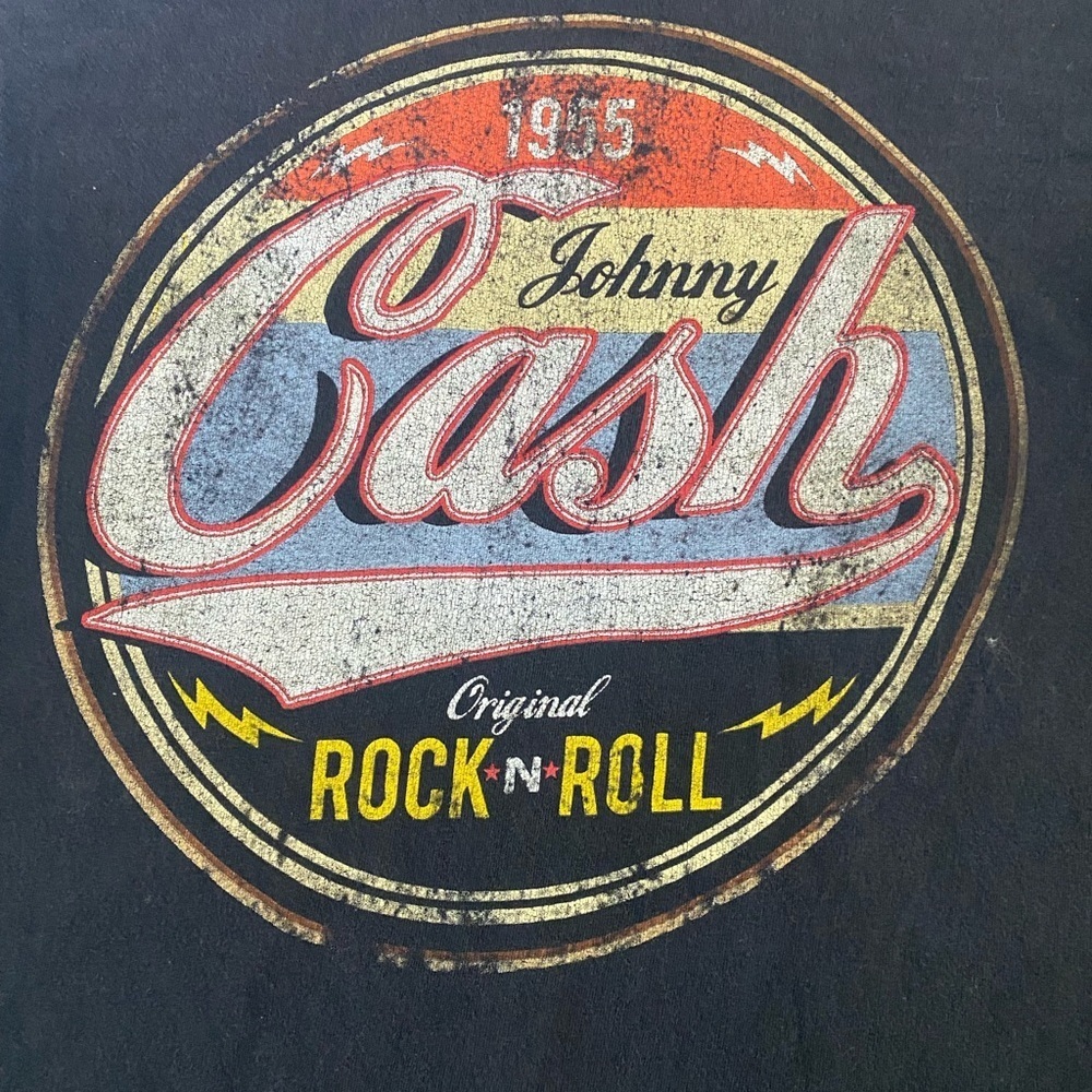 Black T-Shirt Jonny Cash Small - Picture 2 of 6